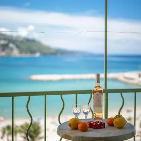 Le Santorin - Vue Exceptionnelle - Au Coeur De La Vieille Ville Menton Extérieur photo